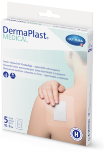 DermaPlast® Medical Steriler Transparentverband mit Wundauflage