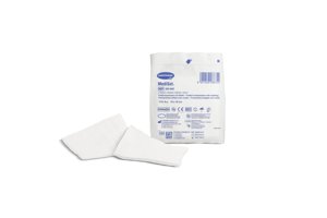 MediSet® Faltkompressen mit Watte, steril 10 x 10 cm