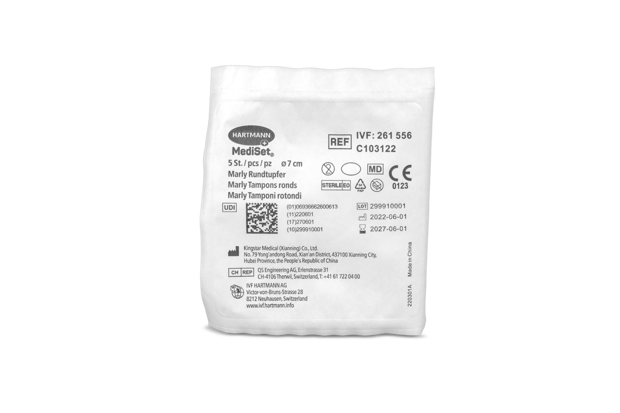 MediSet® Marly Rundtupfer steril Ø 7 cm
