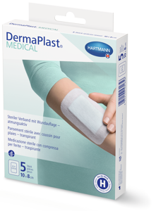 DermaPlast® Medical Steriler Vliesverband mit Wundauflage