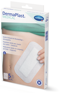 DermaPlast® Medical Steriler Vliesverband mit Wundauflage