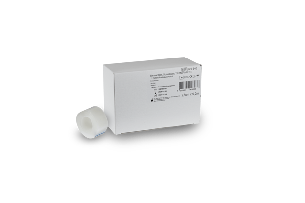 DermaPlast® Sparablanc Transparent Fixierpflaster Sparrolle 9.2 m x 2.5 cm
