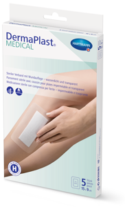 DermaPlast® Medical Steriler Transparentverband mit Wundauflage