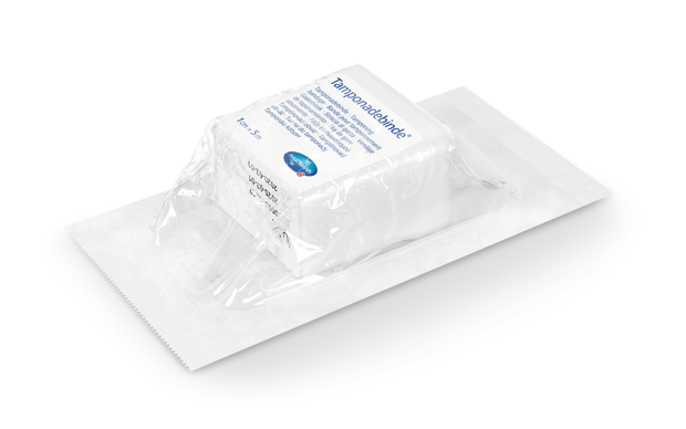 Bandes pour tamponnement stérile 1 cm x 5 m