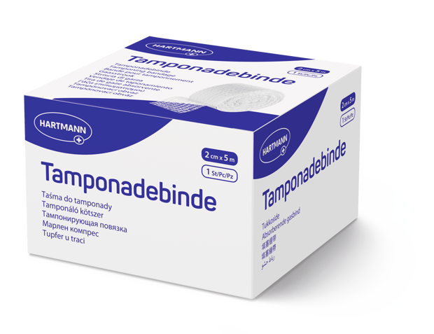 Tamponadebinden steril, in Dose 2 cm x 5 m