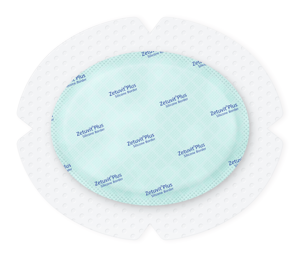 Zetuvit® Plus Silicone Border sterili, sigillate singolarmente 13 x 15.5 cm Oval