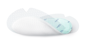 Zetuvit® Plus Silicone Border sterili, sigillate singolarmente 13 x 15.5 cm Oval