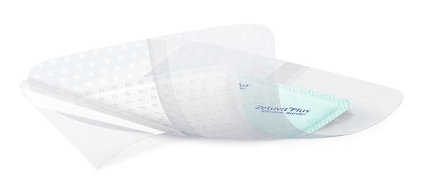 Zetuvit® Plus Silicone Border steril, einzeln verpackt 10 x 10 cm (IM 5x5 cm)