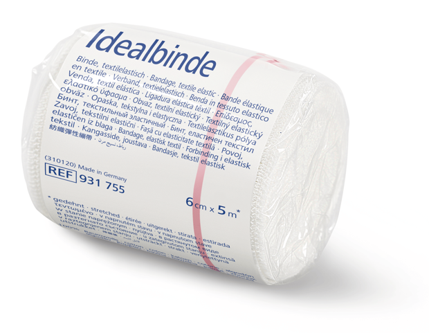 HARTMANN Bande Ideal emballage cellophane individuel, 10 pièces par carton 6 cm x 5 m
