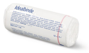 HARTMANN Idealbinde einzeln verpackt in Cellophan, 10 Stück pro Faltschachtel 12 cm x 5 m