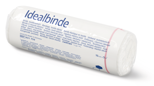 HARTMANN Bende Idealbinde in confezione singola in cellophane, 10 pezzi per scatola pieghevole 15 cm x 5 m