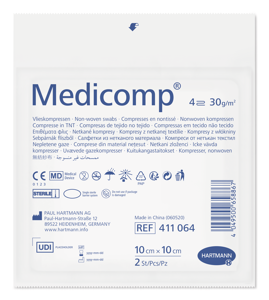 Medicomp® 4 plis stérile, P25x2 10 x 10 cm