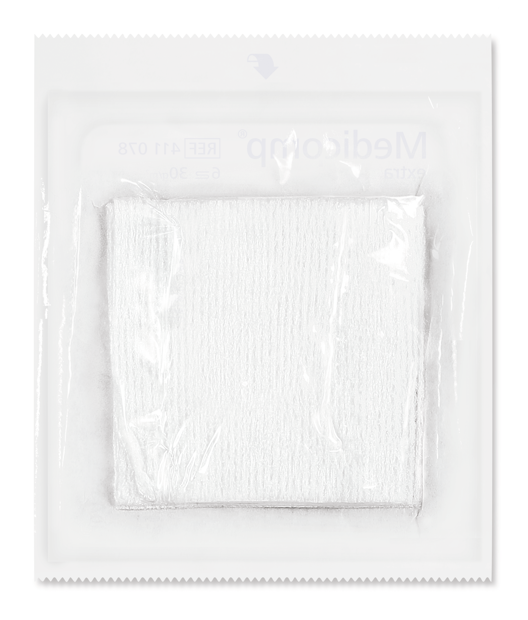 Medicomp® extra, 6 plis sterile, P25x2 5 x 5 cm