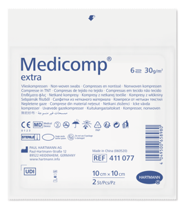 Medicomp® extra, a 6 strati sterile, P25x2 10 x 10 cm
