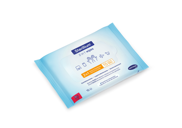 Sterillium Hände- & Flächentücher 2in1 wipes à 15 Tücher