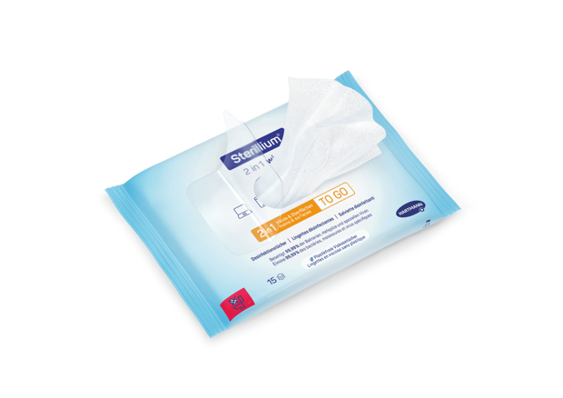 Sterillium Hände- & Flächentücher 2in1 wipes à 15 Tücher