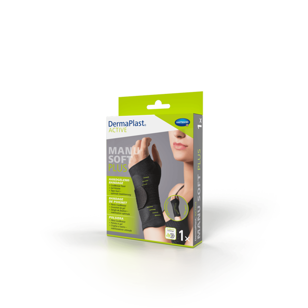 DermaPlast® ACTIVE Manu Soft Plus Bandage de Poignet gauche / droite Size 3