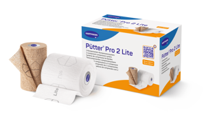 PütterPro 2 Lite Set avec bande de rembourrage et compression 2 x 10 cm