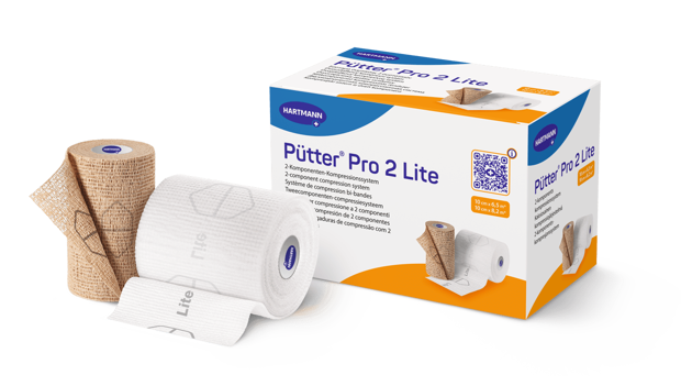 PütterPro 2 Lite Set avec bande de rembourrage et compression 2 x 10 cm