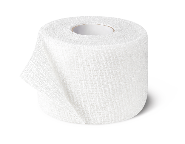 DermaPlast® CoFix Benda autoadesiva rotolo risparmio, scatola pieghevole, bianco 20 m x 6 cm