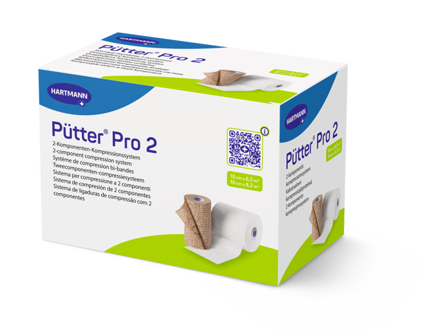 PütterPro 2 Set avec bande de rembourrage et compression 2 x 10 cm