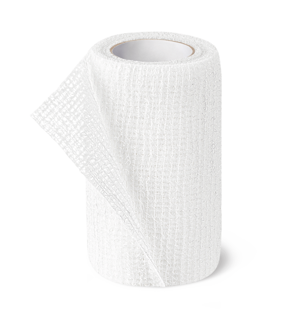 DermaPlast® CoFix Bande auto-adhésive blanc 4 m x 8 cm