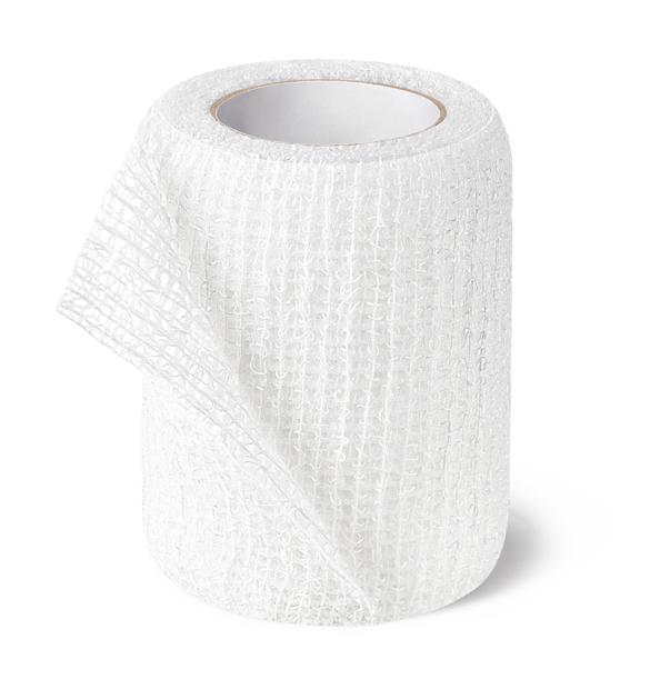 DermaPlast® CoFix Benda autoadesiva Scatola pieghevole, bianco 4 m x 6 cm