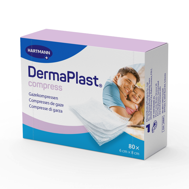 DermaPlast® Compress Compresse di garza 6 x 8 cm