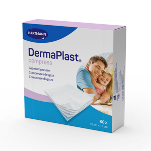 DermaPlast® Compress Gazekompressen 10 x 10 cm