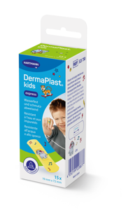 DermaPlast KIDS Express, strips en emballage individuel 19 x 72 mm