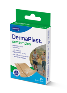 DermaPlast® Protect Plus Cerotto Medicazione rapida, tagliabile a misura 6 x 10 cm