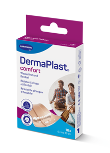 DermaPlast® Comfort Pansement adhésif pansement rapide, découpable 6 x 10 cm