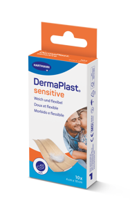 DermaPlast® Sensitive color carne Medicazione rapida, tagliabile a misura 4 x 10 cm