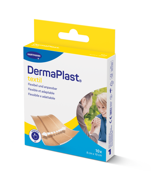 DermaPlast® Textil Pflaster Wundschnellverband, zuschneidbar 8 x 10 cm