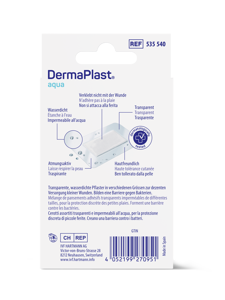 DermaPlast® Aqua Cerotto impermeabile Strips formato famiglia, in confezione singola 3 misure, assortite