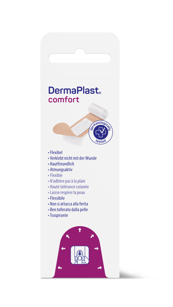 DermaPlast® Comfort Cerotto Strips Express, in confezione singola 19 mm x 72 mm