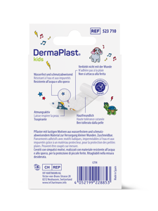 DermaPlast KIDS Medicazione rapida, tagliabile a misura 6 x 10 cm