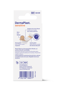 DermaPlast® Sensitive color carne Medicazione rapida, tagliabile a misura 4 x 10 cm