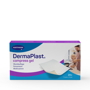 DermaPlast® Compress Gel compresse enduite