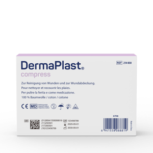 DermaPlast® Compress Compresses de gaze 8 x 12 cm