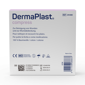 DermaPlast® Compress Gazekompressen 10 x 10 cm