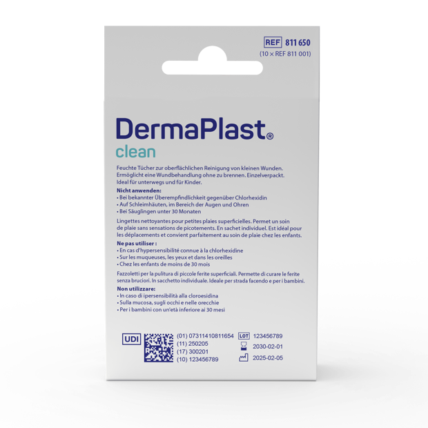 DermaPlast® Clean Salviette detergenti