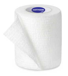 DermaPlast® easy-rip, kohäsive, reissbare Fixier- und Stützbinde weiss 6 cm x 4 m