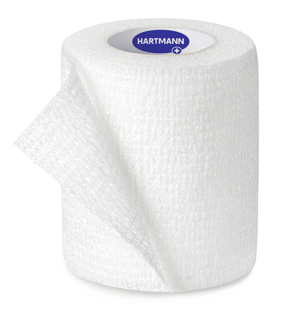 DermaPlast® easy-rip, Benda di fissaggio e supporto coesiva e strappabile bianco 6 cm x 4 m