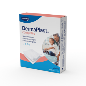DermaPlast® Compresse piegate sterili 5 x 5 cm