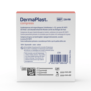DermaPlast® Compresse piegate sterili 5 x 5 cm