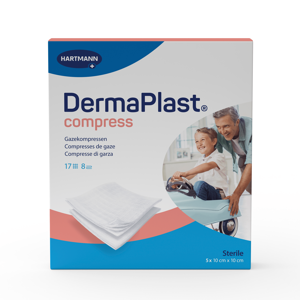 DermaPlast® Compresses de gaze pliées stérile