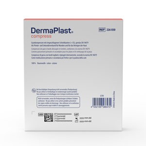DermaPlast® Compresse piegate sterili 10 x 10 cm