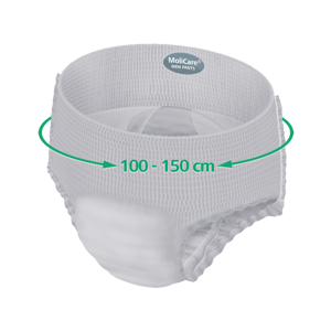 MoliCare® MEN PANTS 5 Mutandine per incontinenza L (circonferenza dell'anca 100-150 cm)
