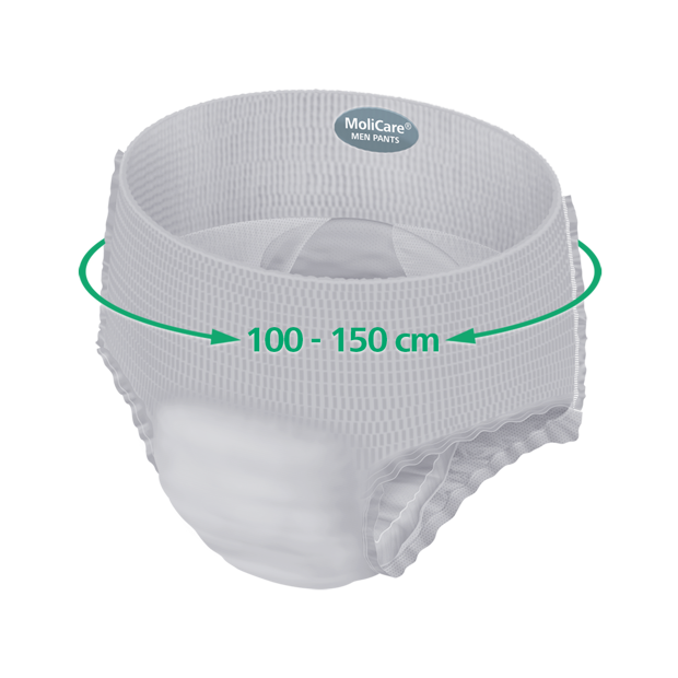 MoliCare® MEN PANTS 7 Mutandine per incontinenza L (circonferenza dell'anca 100-150 cm)